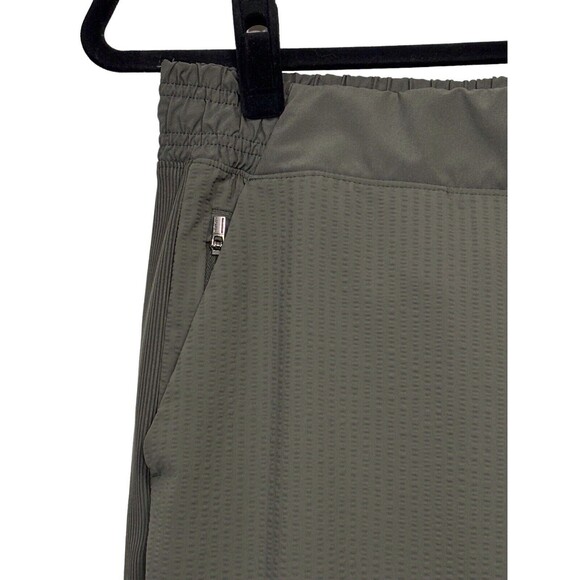 Athleta Textured Brooklyn Joggers Womens Size 6 Tall 6T Olive Green Athleisure - Picture 6 of 13